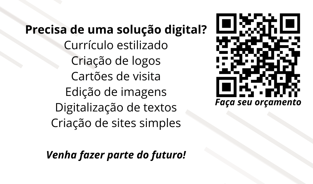 cartão de visitas verso